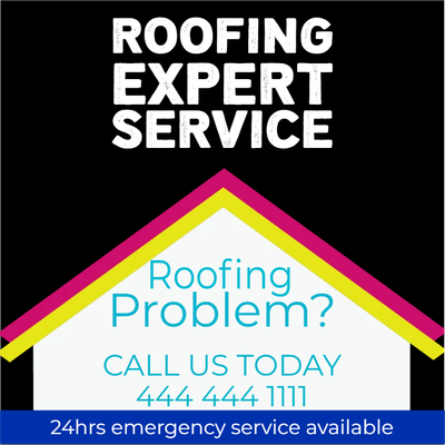 Custom Outdoor Yard Signs Multiple Sizes Roofing Expert