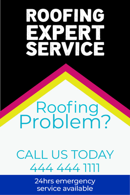Custom Outdoor Yard Signs Multiple Sizes Roofing Expert