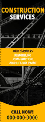 Custom Outdoor Yard Signs Multiple Sizes Construction Service