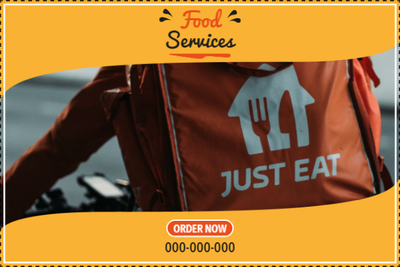 Custom Outdoor Yard Signs Multiple Sizes Food Services