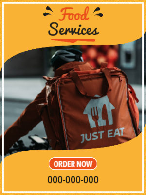 Custom Outdoor Yard Signs Multiple Sizes Food Services