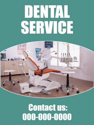 Custom Outdoor Yard Signs Multiple Sizes Dental Service
