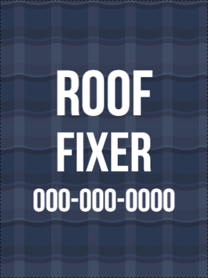 Custom Outdoor Yard Signs Multiple Sizes Roof Fixer