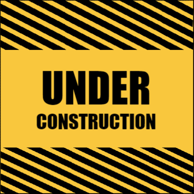 Custom Outdoor Yard Signs Multiple Sizes Under Construction