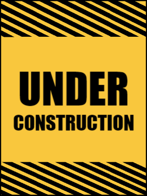 Custom Outdoor Yard Signs Multiple Sizes Under Construction