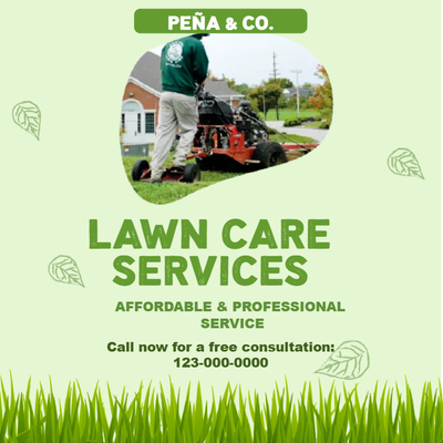 Custom Outdoor Yard Signs Multiple Sizes Lawn Care