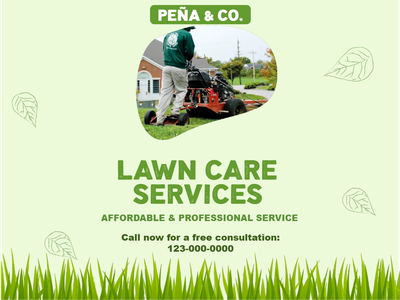Custom Outdoor Yard Signs Multiple Sizes Lawn Care