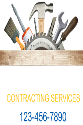 Custom Outdoor Yard Signs Multiple Sizes Contracting Services