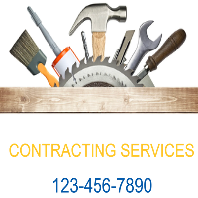 Custom Outdoor Yard Signs Multiple Sizes Contracting Services