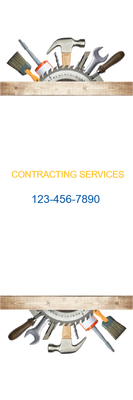 Custom Outdoor Yard Signs Multiple Sizes Contracting Services