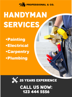 Custom Outdoor Yard Signs Multiple Sizes Handyman