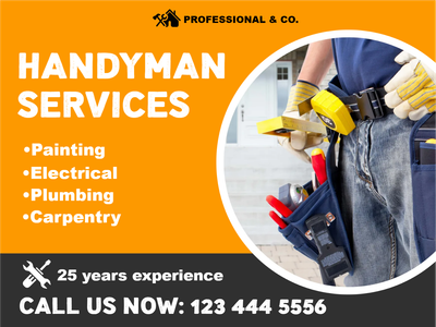 Custom Outdoor Yard Signs Multiple Sizes Handyman