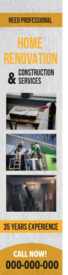 Custom Outdoor Yard Signs Multiple Sizes Renovation and Construction