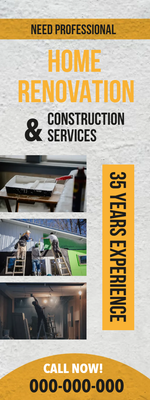 Custom Outdoor Yard Signs Multiple Sizes Renovation and Construction
