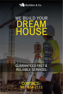 Custom Outdoor Yard Signs Multiple Sizes Builders & Co.