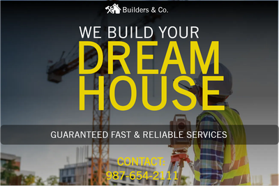 Custom Outdoor Yard Signs Multiple Sizes Builders & Co.