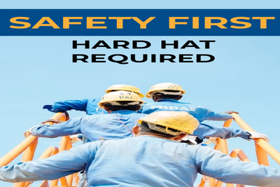 Custom Outdoor Yard Signs Multiple Sizes Safety First