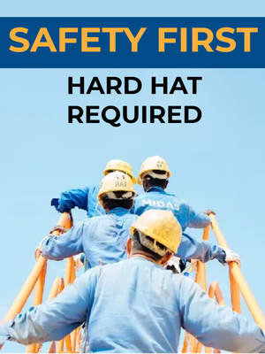 Custom Outdoor Yard Signs Multiple Sizes Safety First