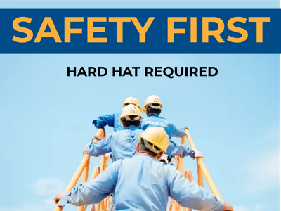 Custom Outdoor Yard Signs Multiple Sizes Safety First