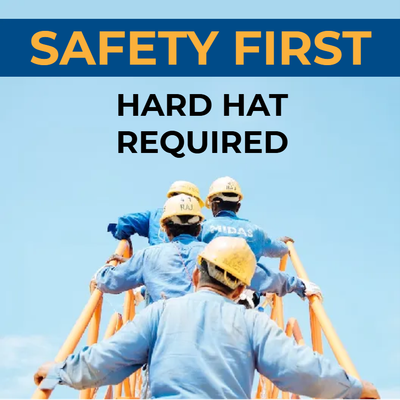 Custom Outdoor Yard Signs Multiple Sizes Safety First