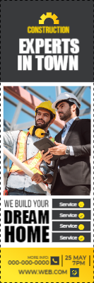 Custom Outdoor Yard Signs Multiple Sizes Construction Experts in Town