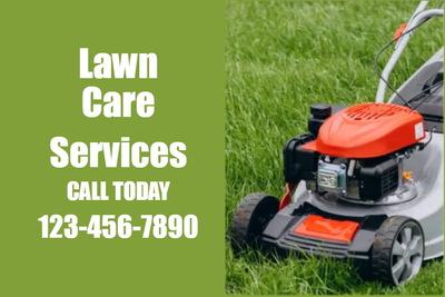 Custom Outdoor Yard Signs Multiple Sizes Lawn Care Service