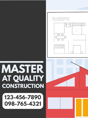Custom Outdoor Yard Signs Multiple Sizes Master of Quality Construction