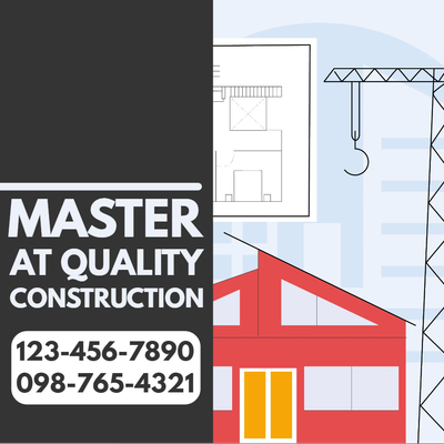 Custom Outdoor Yard Signs Multiple Sizes Master of Quality Construction