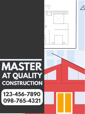 Custom Outdoor Yard Signs Multiple Sizes Master of Quality Construction