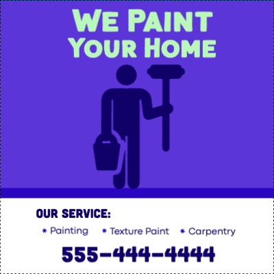 Custom Outdoor Yard Signs Multiple Sizes We Paint Your Home