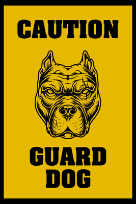Custom Outdoor Yard Signs Multiple Sizes Guard Dog