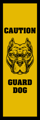 Custom Outdoor Yard Signs Multiple Sizes Guard Dog