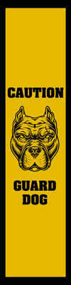 Custom Outdoor Yard Signs Multiple Sizes Guard Dog