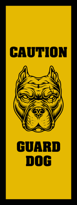 Custom Outdoor Yard Signs Multiple Sizes Guard Dog
