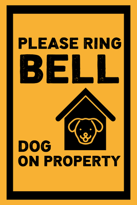 Custom Outdoor Yard Signs Multiple Sizes Dog On Property