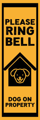Custom Outdoor Yard Signs Multiple Sizes Dog On Property