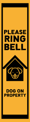 Custom Outdoor Yard Signs Multiple Sizes Dog On Property