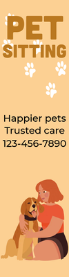 Custom Outdoor Yard Signs Multiple Sizes Pet Sitting