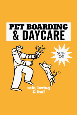 Custom Outdoor Yard Signs Multiple Sizes Pet Boarding