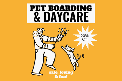 Custom Outdoor Yard Signs Multiple Sizes Pet Boarding