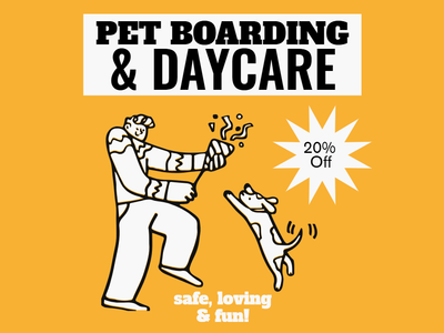Custom Outdoor Yard Signs Multiple Sizes Pet Boarding