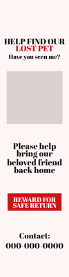 Custom Outdoor Yard Signs Multiple Sizes Lost Pet