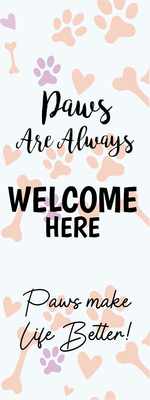 Custom Outdoor Yard Signs Multiple Sizes Dogs Welcome Here