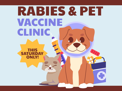 Custom Outdoor Yard Signs Multiple Sizes Pet Vaccination