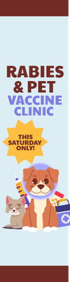Custom Outdoor Yard Signs Multiple Sizes Pet Vaccination