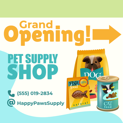 Custom Outdoor Yard Signs Multiple Sizes Pet Supply Shop