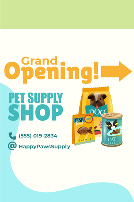 Custom Outdoor Yard Signs Multiple Sizes Pet Supply Shop
