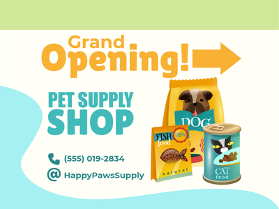 Custom Outdoor Yard Signs Multiple Sizes Pet Supply Shop