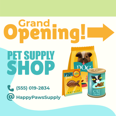 Custom Outdoor Yard Signs Multiple Sizes Pet Supply Shop