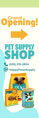 Custom Outdoor Yard Signs Multiple Sizes Pet Supply Shop